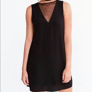 NWT UO little black dress with sheer detailing